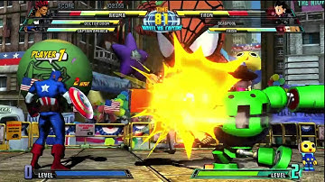 Marvel vs Capcom 3- Arcade Mode Playthrough (Akuma, Doom, Captain America) Part #4