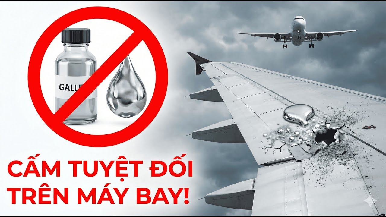 Bí Ẩn Hoá Học: Kim Loại Ma Quái Tan Chảy Trên Tay | Gallium Là Gì? Tại Sao Cấm Đem Lên Máy Bay?