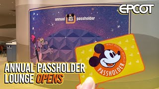 New Annual Passholder Lounge Opens at EPCOT for a Limited Time