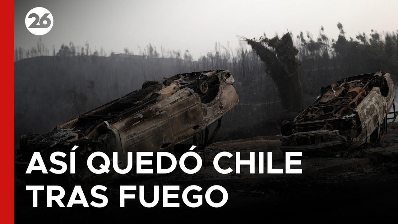 🔥 ASÍ ESTÁ EL LUGAR DEL INCENDIO EN CHILE | Más de 50.000 evacuados por las llamas
