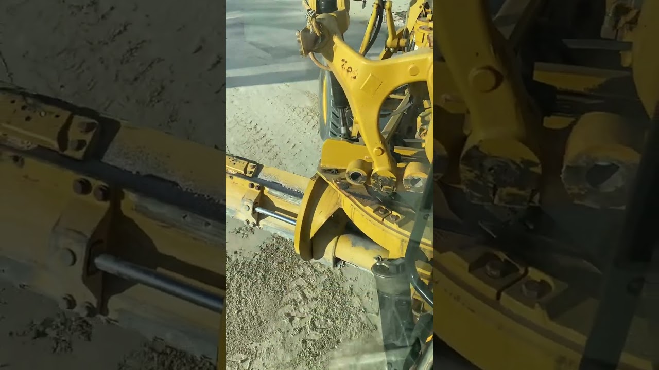 Fine grading limestone parking lot