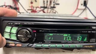 Restauration Autoradio Alpine CDE-7860R
