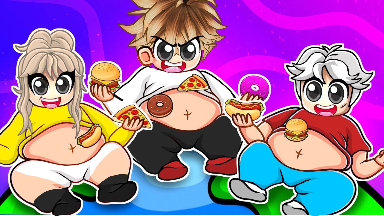 Becoming The FATTEST PLAYERS In Roblox!