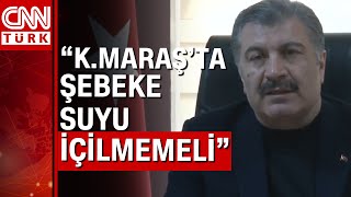 Sağlık Bakanı Koca Uyardı Açıklama Yapılana Kadar Içme Suyu Olarak Kullanmayın