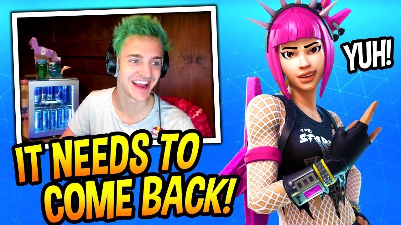 NINJA *REACTS* TO THE NEW POWER CHORD SKIN COMING BACK! *RARE* | Fortnite Funny & SAVAGE Moments