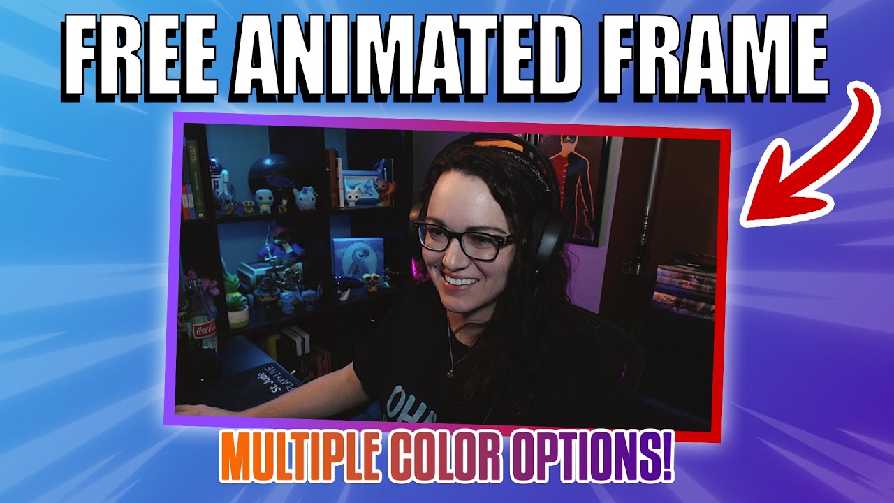 FREE ANIMATED WEBCAM OVERLAY ⚡ | Tutorial & Free Download | Multiple ...