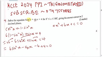 𝐊𝐂𝐒𝐄 𝟐𝟎𝟐𝟒 𝐏𝐀𝐏𝐄𝐑 𝟐 ~ 𝐓𝐑𝐈𝐆𝐎𝐍𝐎𝐌𝐄𝐓𝐑𝐘 𝟑 𝐐𝟗