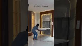 Foldable Dining Table | Smart Space Saving Furniture for Modern Homes