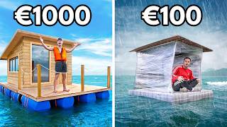 €100 vs €1000 Woonboot Bouwen!