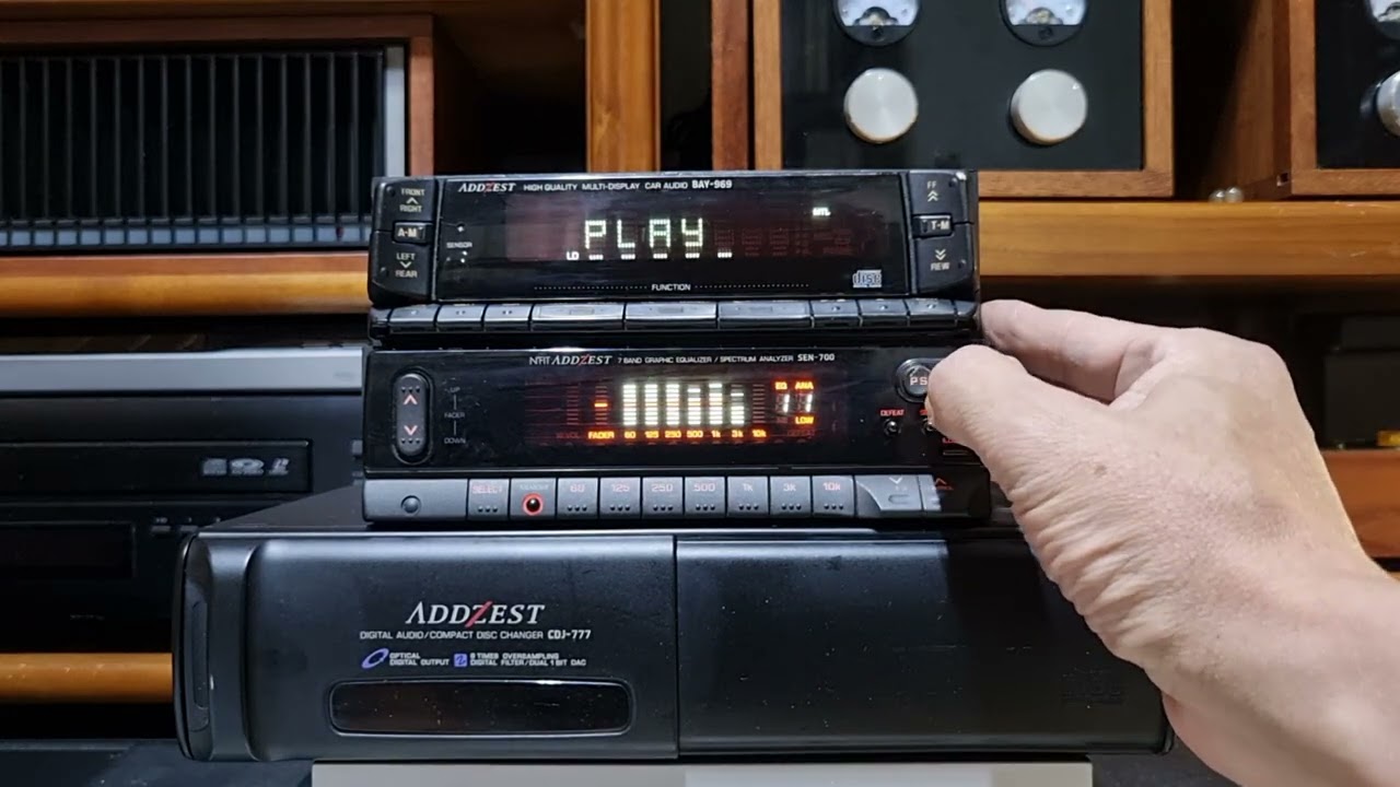 빈티지 카오디오 40.) Addzest BAY-969. Addzest SEN-700. Addzest CDJ