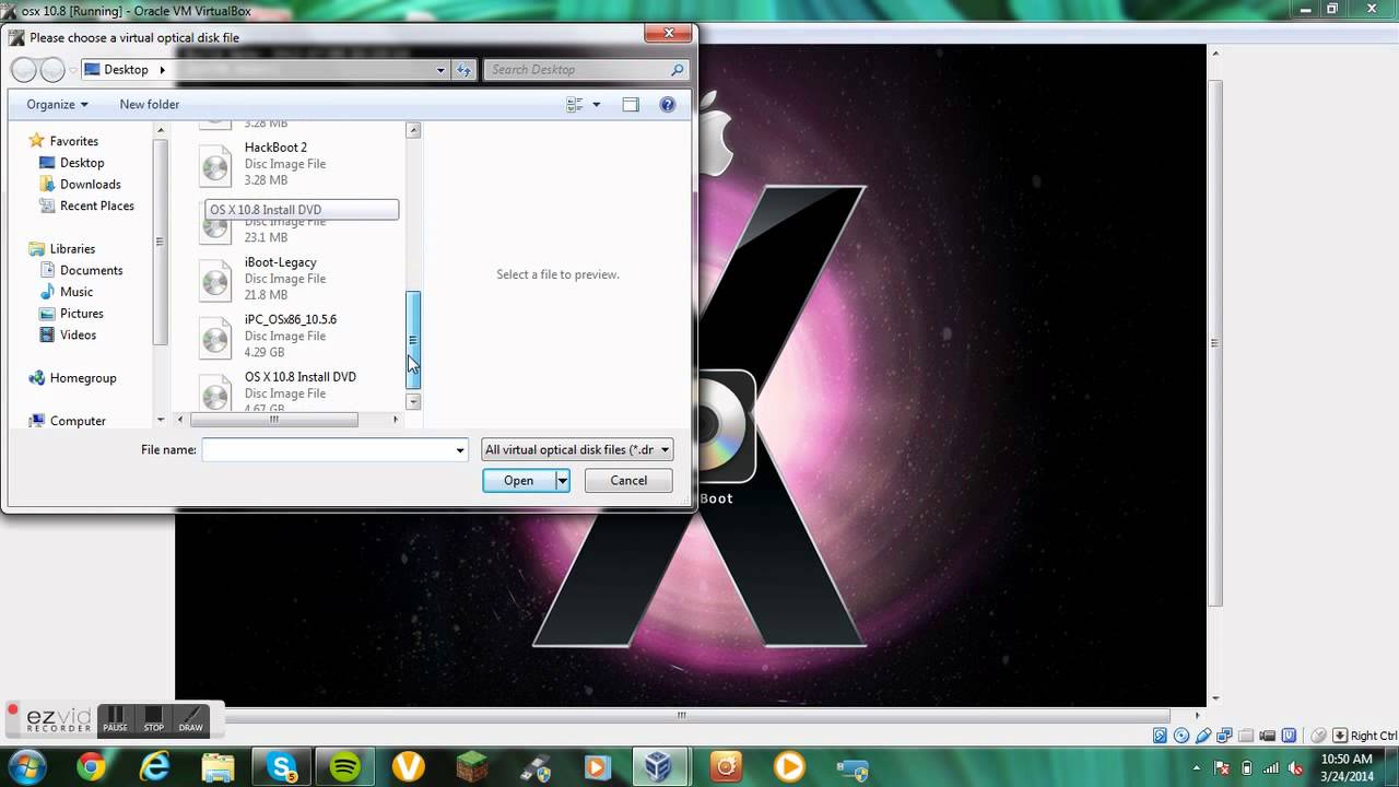 mac os in virtualbox