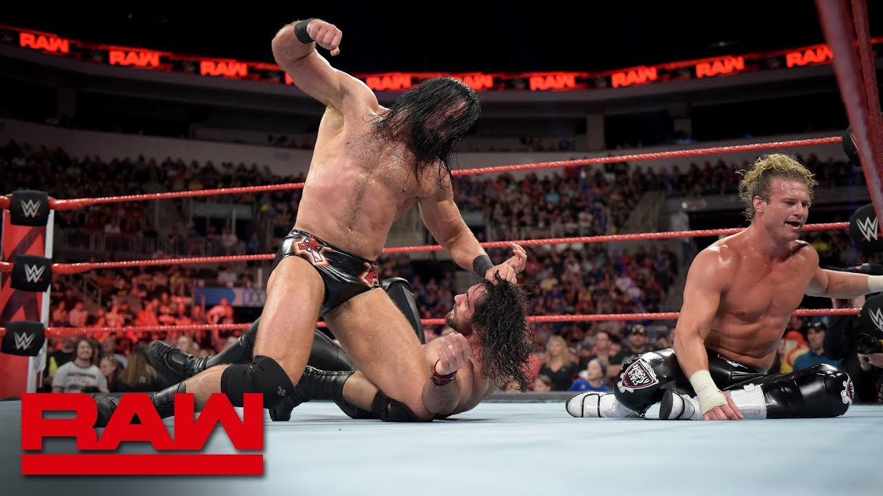 Roman Reigns &amp; Seth Rollins vs. Dolph Ziggler &amp; Drew McIntyre: Raw, July 2, 2018