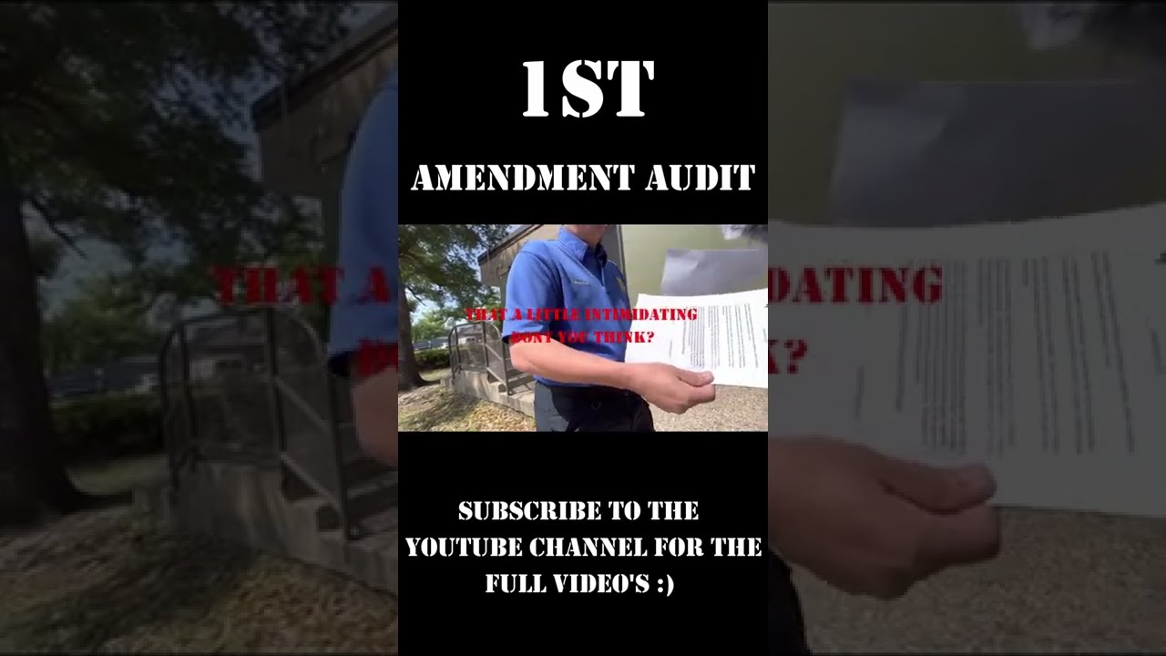 Chief Of Police Lewis Coats Brings Me The Complaint Form Shorts 1stamendmentaudits