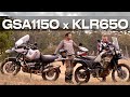 Why I enjoy simple bikes | KLR650 and GS1150 Adventure