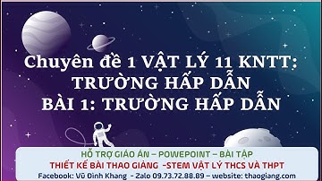 Bài 1 Trường hấp dẫn Chuyên đề Vật lý 11 KNTT (Vũ Đình Khang)