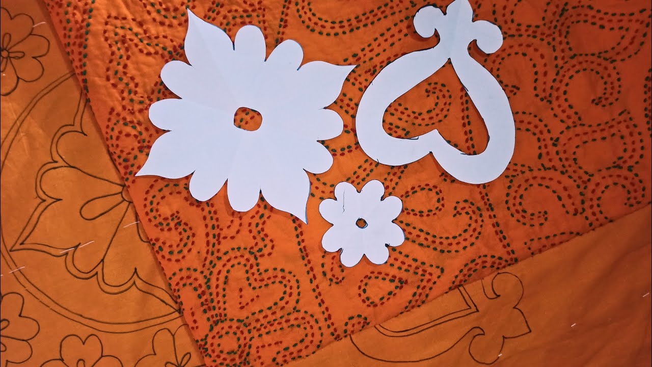 Nokshi katha ||আর্ট না জানলেও কিভাবে নকশী কাথায় নকশা আকবেন || নকশি কাথা