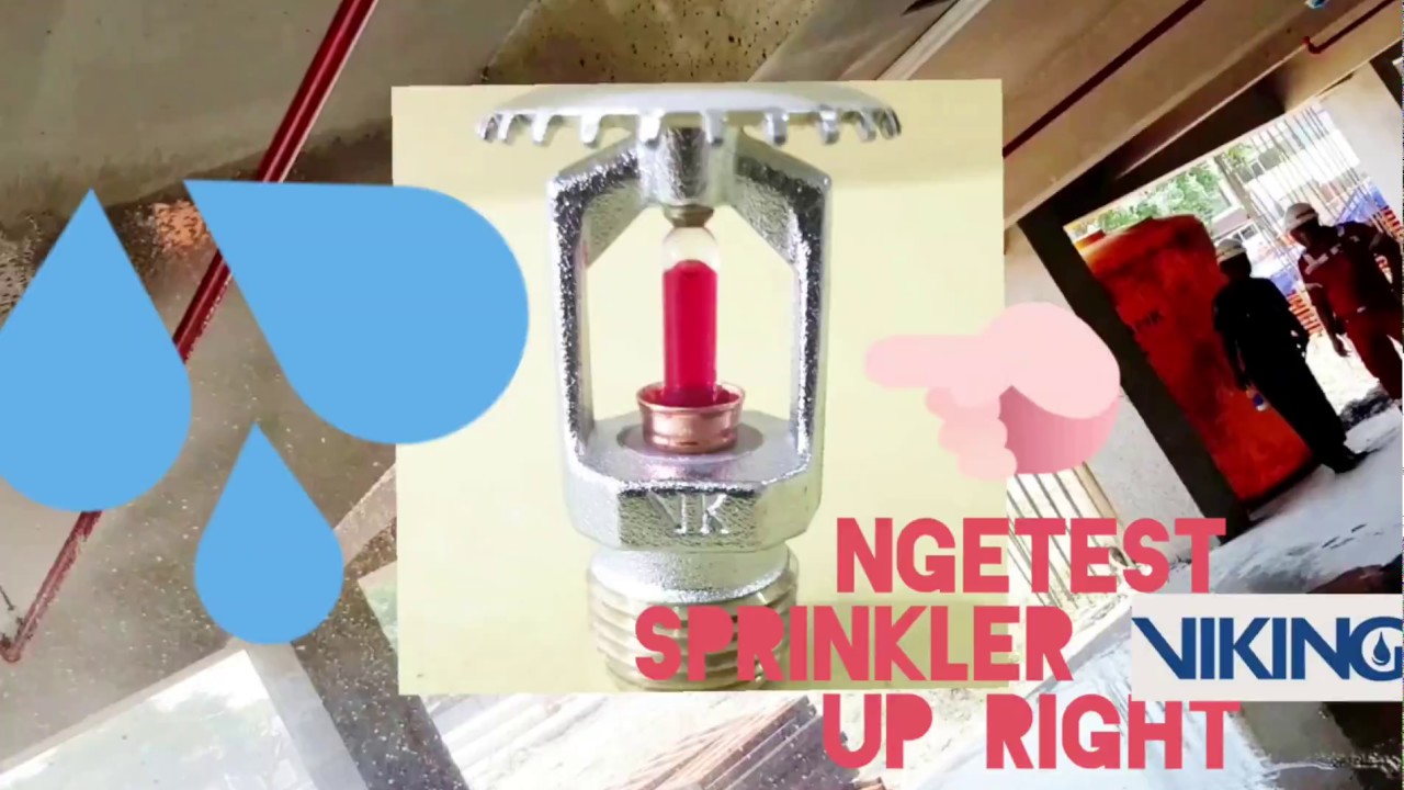 Fire sprinkler test , Upright Viking - YouTube