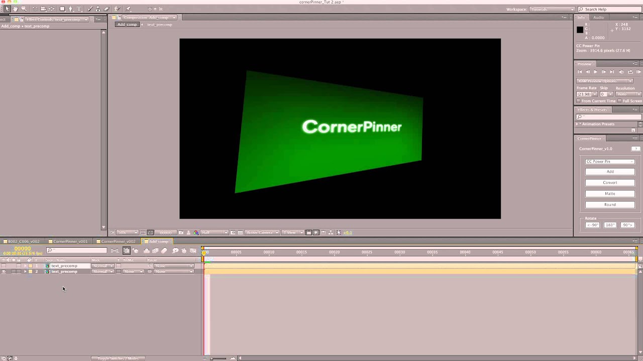 After Effects Tutorial Finger Screen Teil 1 Deutsch Youtube