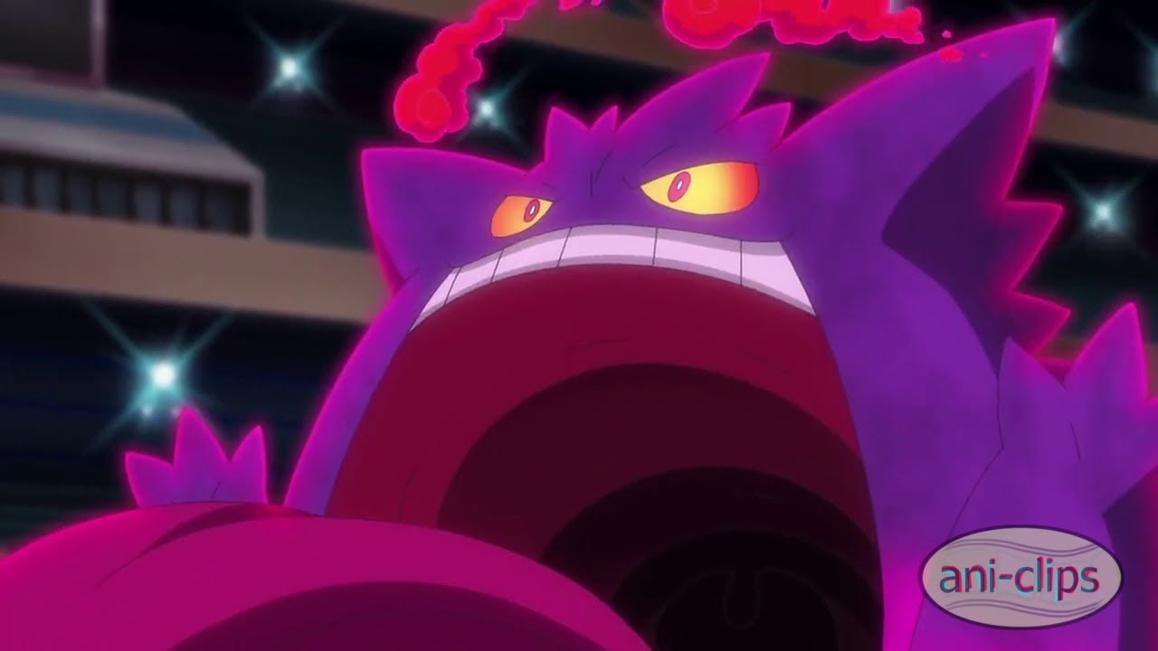 Ash's Gengar Gigantamax - Pokemon Journeys - YouTube