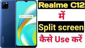 How to enable split screen in realme c12 || Realme c12 me split screen kaise enable kare ||