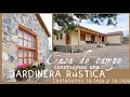 Jardinera  RÚSTICA  en la CASA de CAMPO- Ya instalaron la teja y la piedra