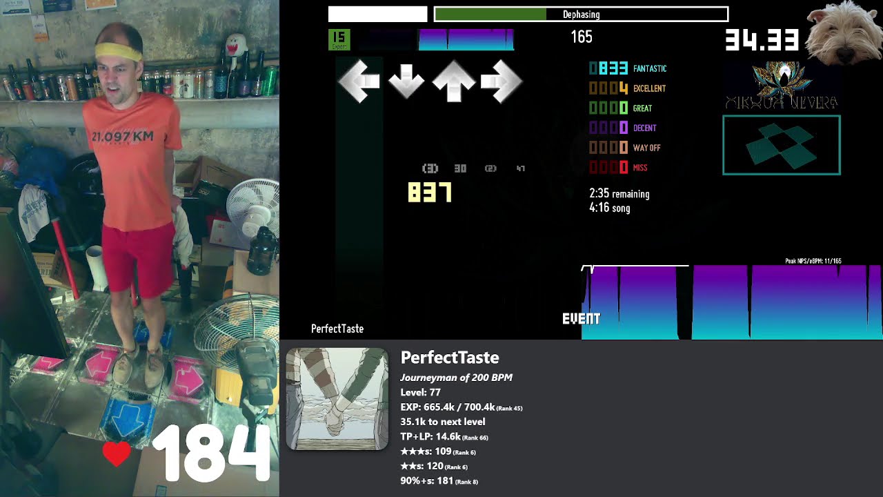 PerfectTaste - ITG - [15] Dephasing 99.90% / 99.16% EX