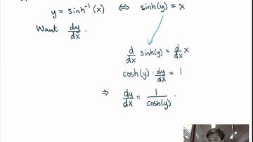 Math 115 - Video 2.4 - Inverse hyperbolic functions
