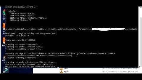 Activate Windows Server License from Evaluation to Full