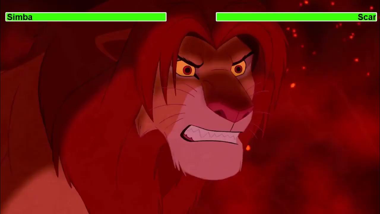 The Lion King Final Battle With Healthbars The Lion King (1994) Final Battle with healthbars - YouTube