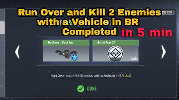 Run Over and Kill 2 Enemies with a Vehicle in BR | Roadkill | Take the Wheel | COD Mobile