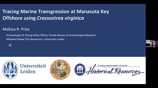 April 2023 Lecture:Tracing Marine Transgression at Manasota Key Offshore using Crassostrea virginica