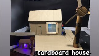 How To Make Cardbord House School Science project #viral #craft #newvideo