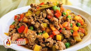 QUICK AND EASY TO COOK GINISANG PORK GINILING RECIPE | GINILING NA BABOY RECIPE