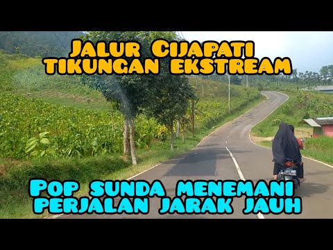 pop sunda menemani perjalan bandung garut via cijapatik- banyak tikungan tajam dan berkelok kelok