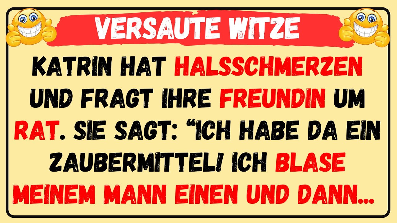 🤣 BESTER WITZ DES TAGES! - Immer wenn ich Halsschmerzen habe dann gehe ich...⎪Täglich Witzige Videos