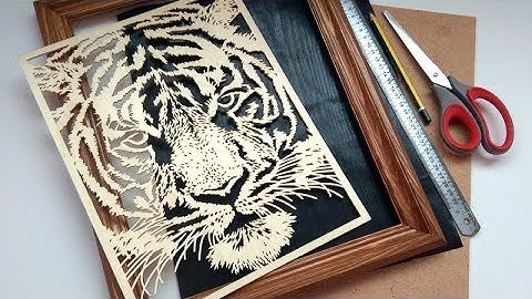 Cutting process and making background for scroll saw fretwork