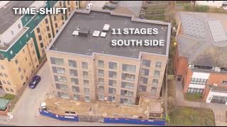 11-Stage Construction Tim-shift | Tonbridge Road South Side Evolution
