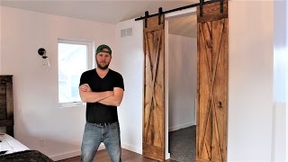 SUBSCRIBE FOR MORE EASY DIY!: https://www.youtube.com/therehablife DOUBLE BARN DOOR HARDWARE: http://amzn.to/