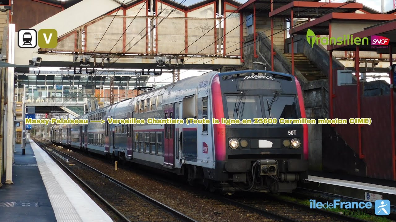 [Transilien V] Z5600 Carmillon – Massy-Palaiseau à Versailles Chantiers