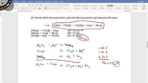 Hess Law Puzzle Problem