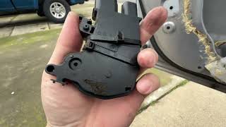 2003 Honda Cr-V Driver Door Lock Actuator Replacement Diy