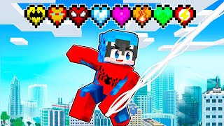 Conseguí CORAZONES de SUPERHÉROE en Minecraft