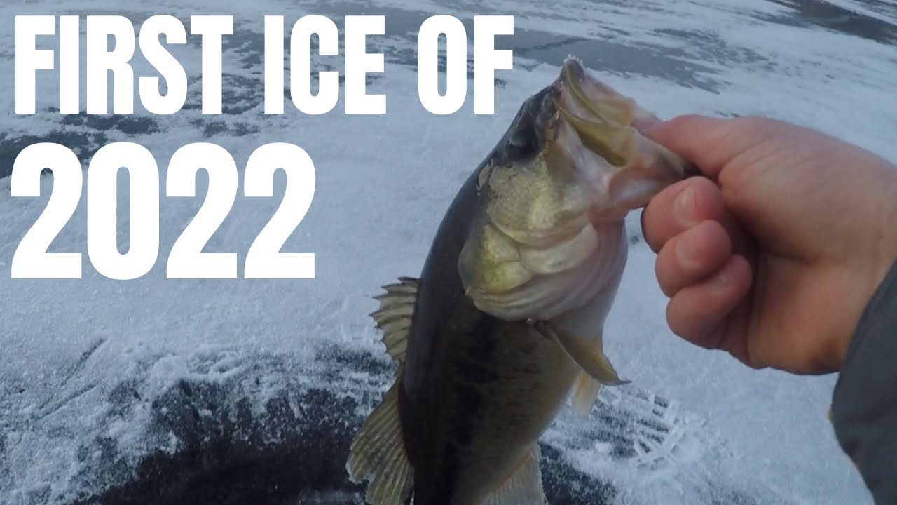First Ice of 2022!! (Michigan Ice Fishing) YouTube