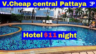Pattaya Thailand, very cheap hotels from only $11 USD per night in the center of the action.
