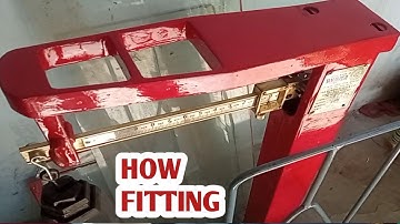 HOW ASSEMBLE 100/200KG PLATFORM mechanical weight scale