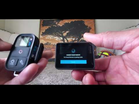 How to CONNECT and PAIR your WIRELESS REMOTE to a GOPRO. GOPRO HERO 7 BLACK