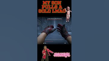 Epic Counter Strike 2 Knife Gloves Gold Unboxing  #csgo #counterstrike2 #cs2 #counterstrike#roblox