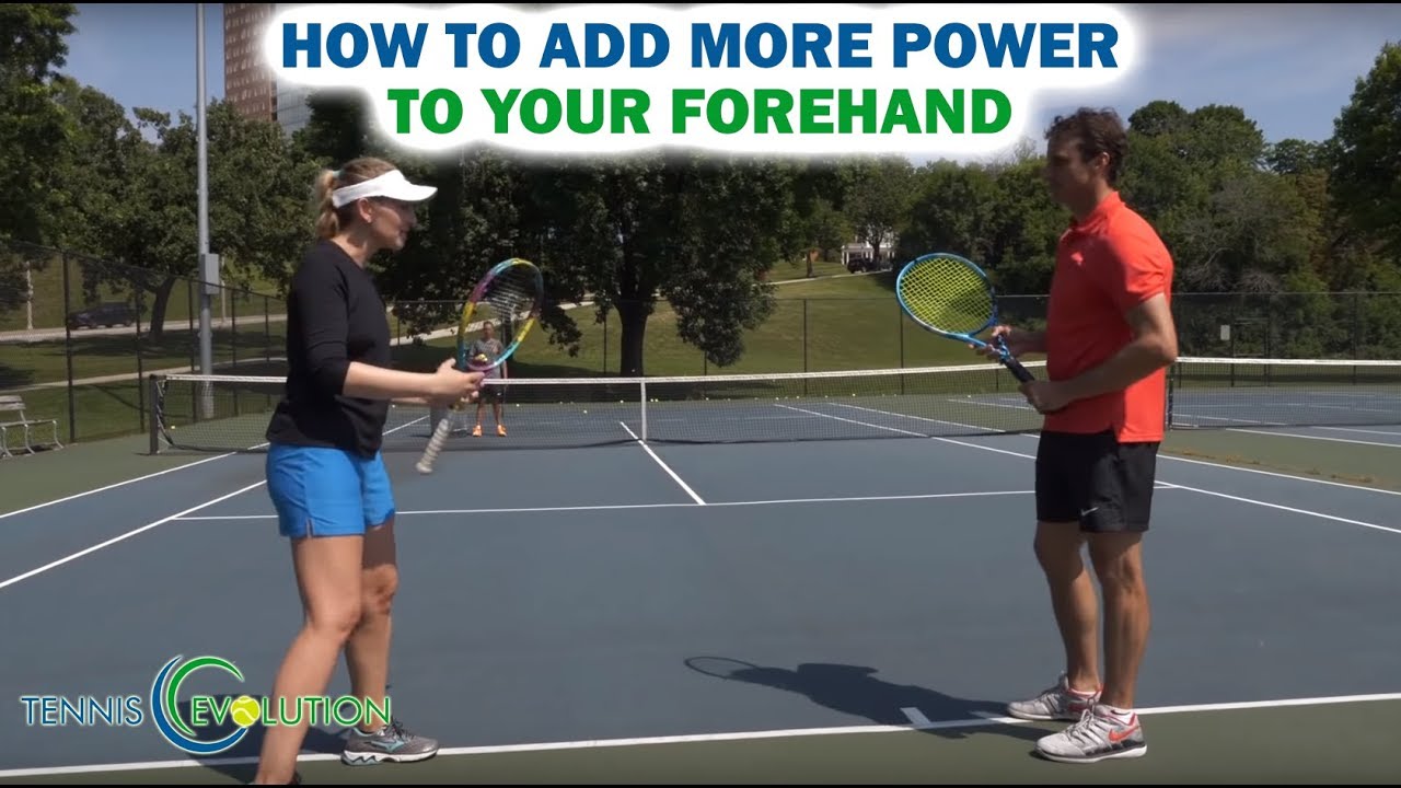 How to Add more Power To Your Forehand Online Tennis Video - Tennis Tonic 