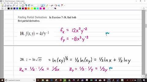 MATH 2415 - Partial Derivatives