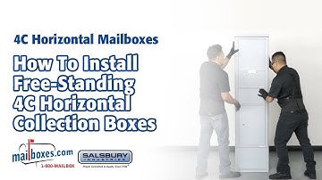 Mailboxes.com | How to Install Free-Standing 4C Collection Boxes